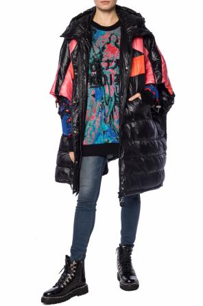 Quilted cape with hood, zdjęcie 2 Quilted cape with hood od Diesel